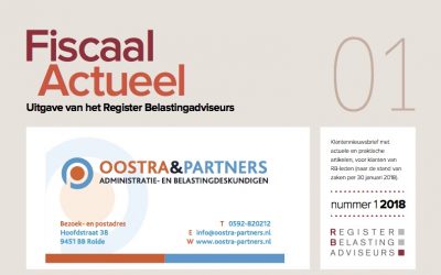 Fiscaal Actueel nr 1 – 2018